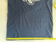 J.Crew NWT Mercantile Broken-in tattooed whale T-shirt Deep-Navy Size XS J0377