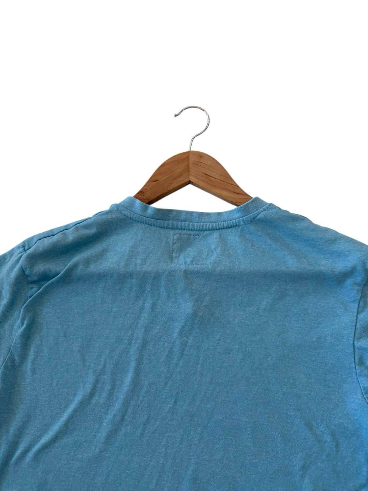 Alpha Beta V Neck Shirt Regular Fit Blue Men’s Size Small Good Condition gallery