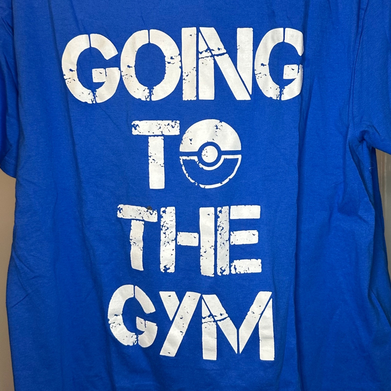 Gildan Pokémon Go XL Going to the Gym T-Shirt Tee Blue Team Mystic gallery