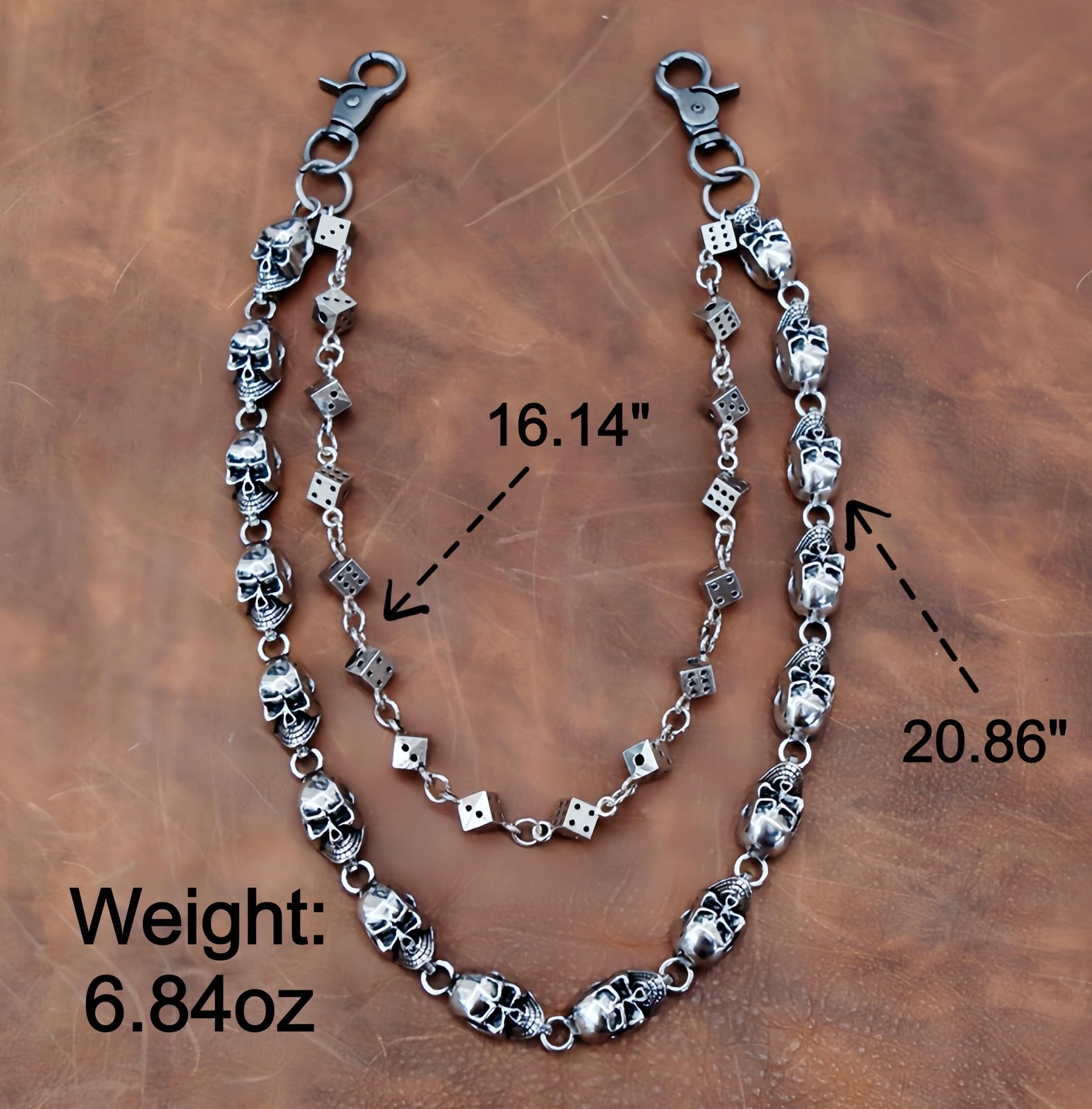 Unisex Punk Chains For Pants Heavy Duty Belt Chains Hip Hop Trousers Jeans Chain gallery