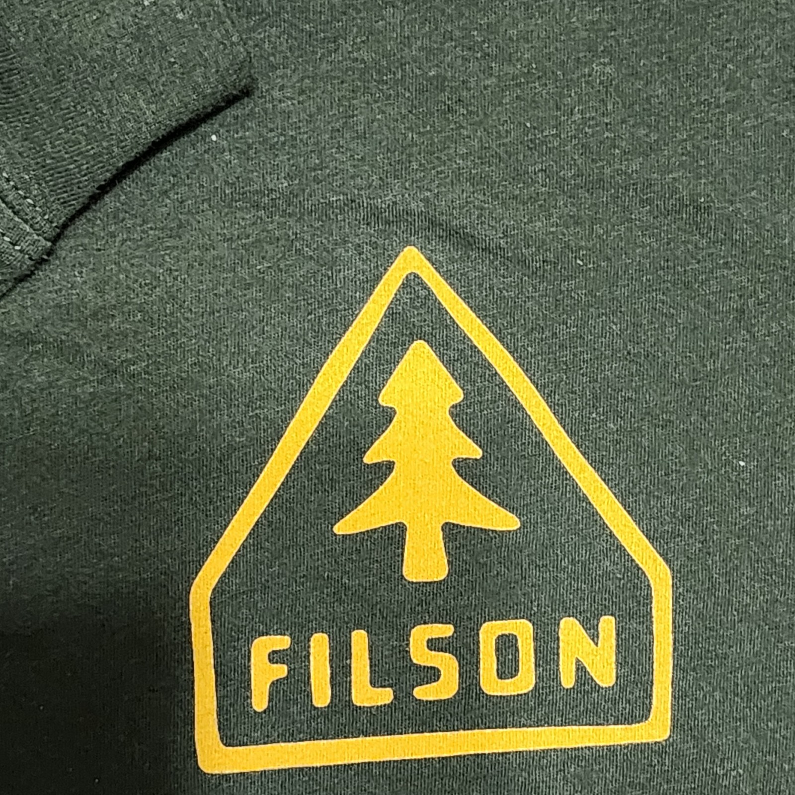 CC Filson T-Shirt Men's XL Green Ranger Graphic Long Sleeve Graphic Tee Crewneck gallery