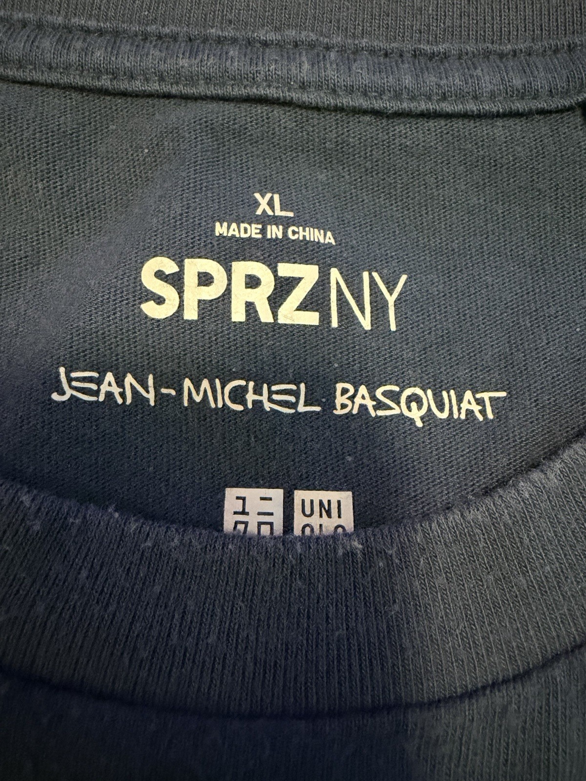Uniqlo Basquiat SPRZ NY Graphic T Shirt XL Pocket Art Tee gallery