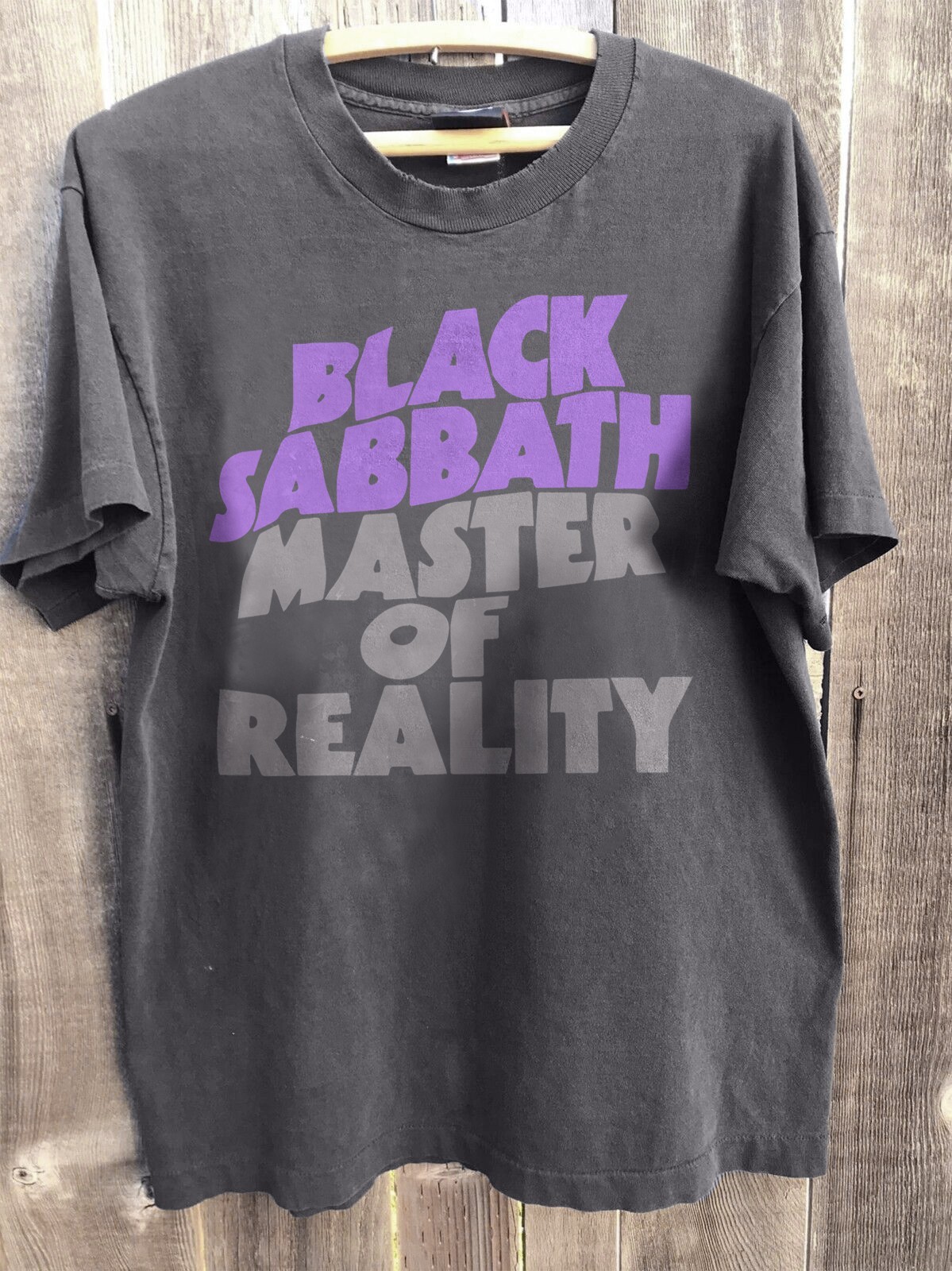 Black Sabbath Master of Reality 90s Charcoal Unisex T-shirt Size S-5XL gallery