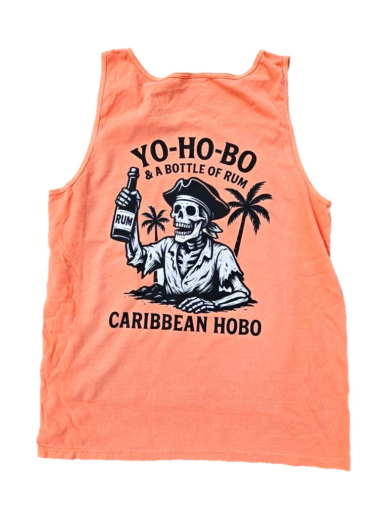 Caribbean Hobo Ho & a bottle Tank top Tee key west island Florida Rum Havana gallery