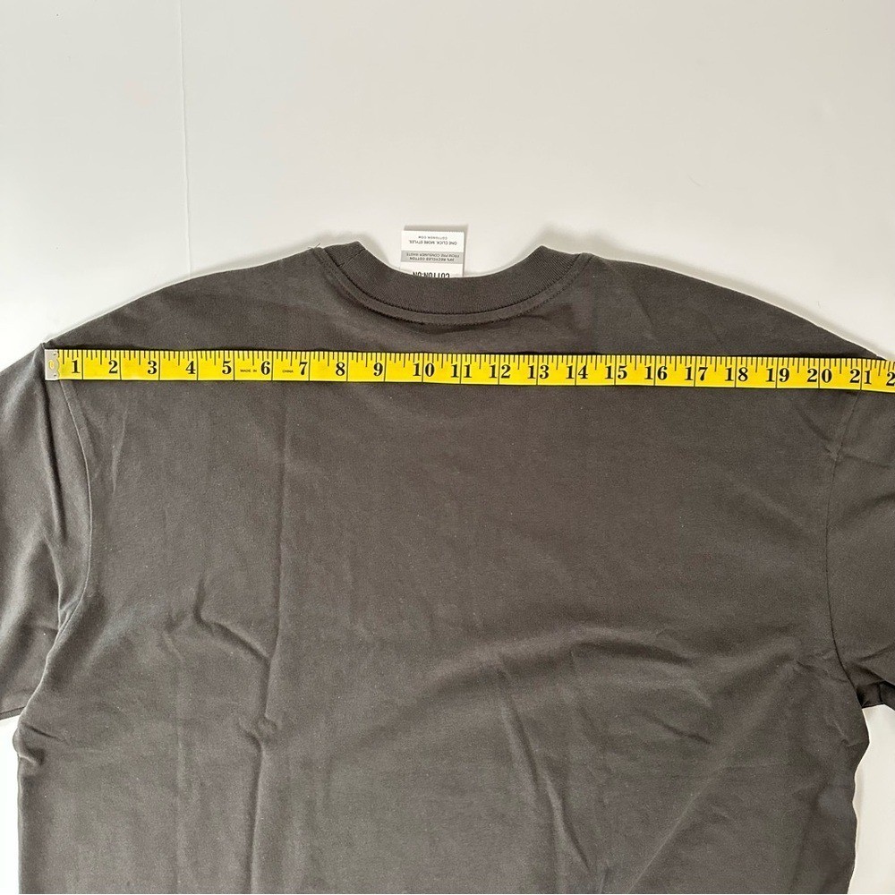 Cotton On Men's The Boxy Oversized T-Shirt Graphite Size SP Cotton New gallery