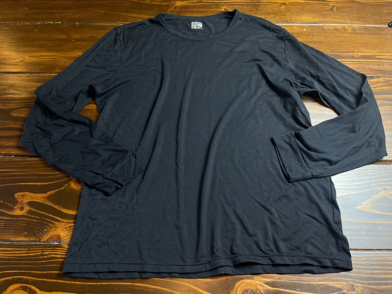 Weatherproof Shirt, Men’s Size XL, Black, Base Layer, 32 Degree HEAT