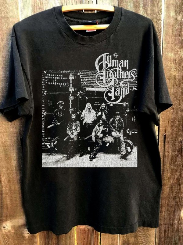 Remake The Allman Brothers Band Classic Style Black T shirt Unisex tee NH25654 gallery