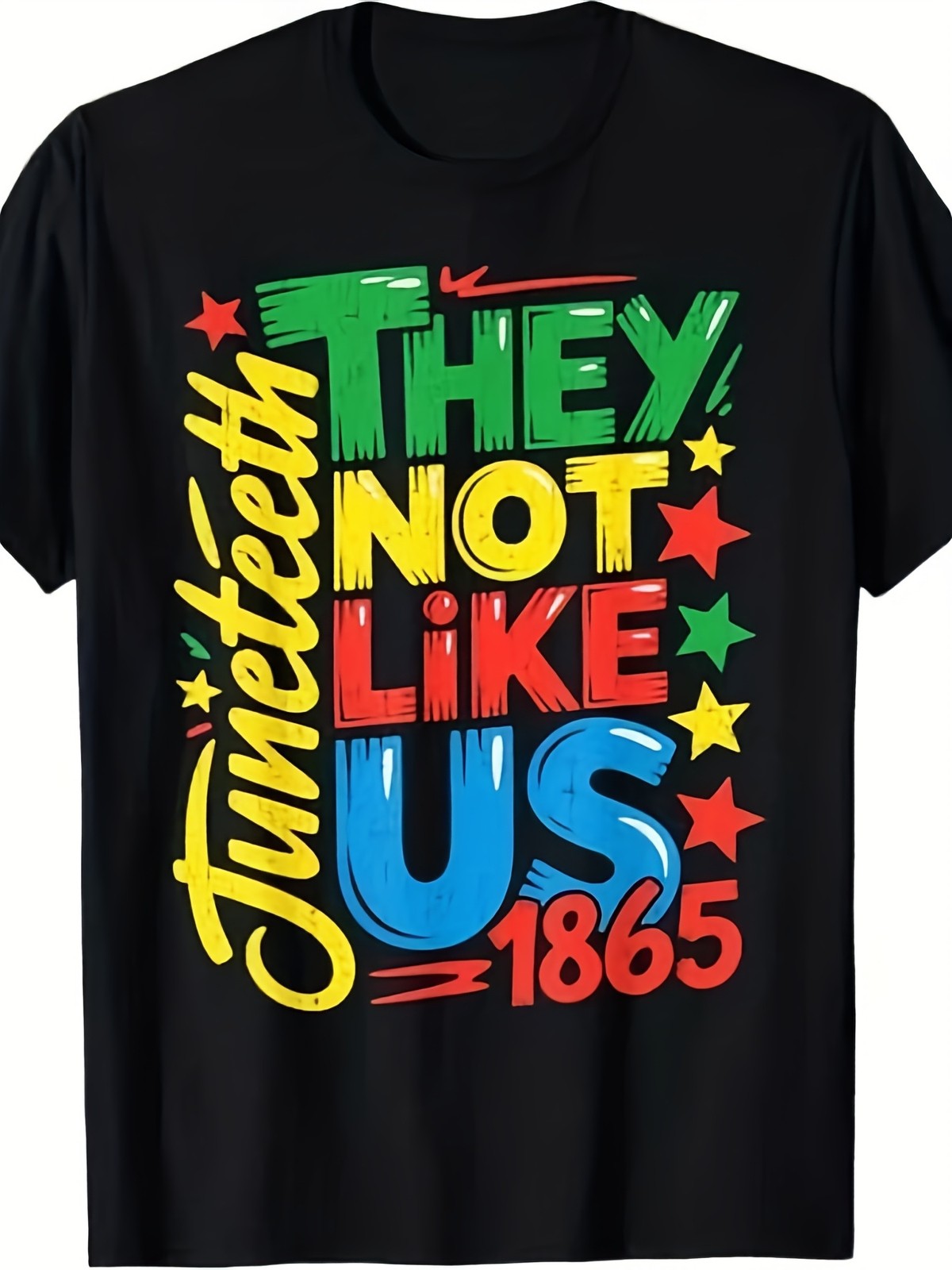 Juneteenth They Not Like Us T-Shirt | 1865 Freedom Day Graphic Tee gallery