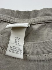 H&M Shirt Mens Medium Gray Basics Solid Tee Crewneck Short Sleeve Casual