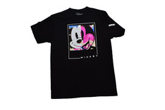 Neff x Disney Mens Mickey Mouse Face Tie Dye Fill Black Shirt NWT S-XL