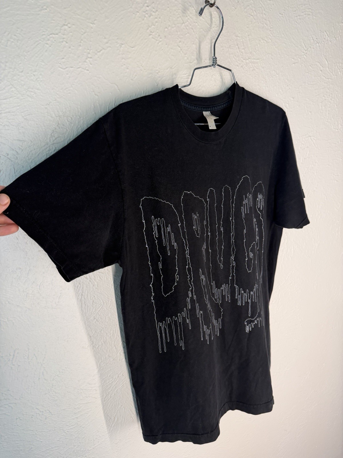 American Apparel Drugs Dripping Graphic Tshirt Vintage 00s S M Online Ceramics gallery