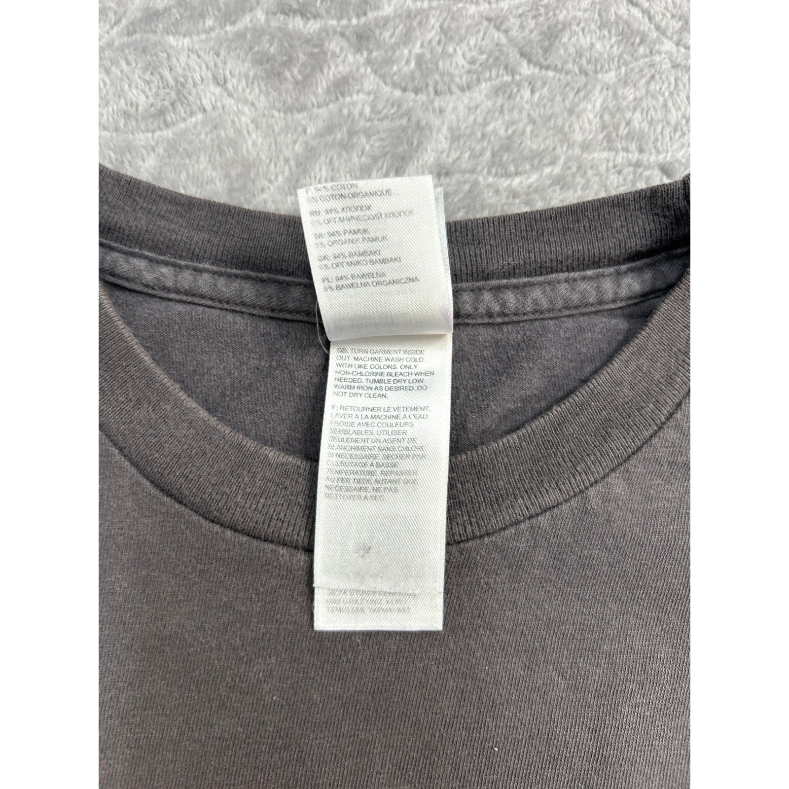 The North Face Mens Gray Box Logo Never Stop Exploring T-Shirt Medium NF0A3R6R gallery