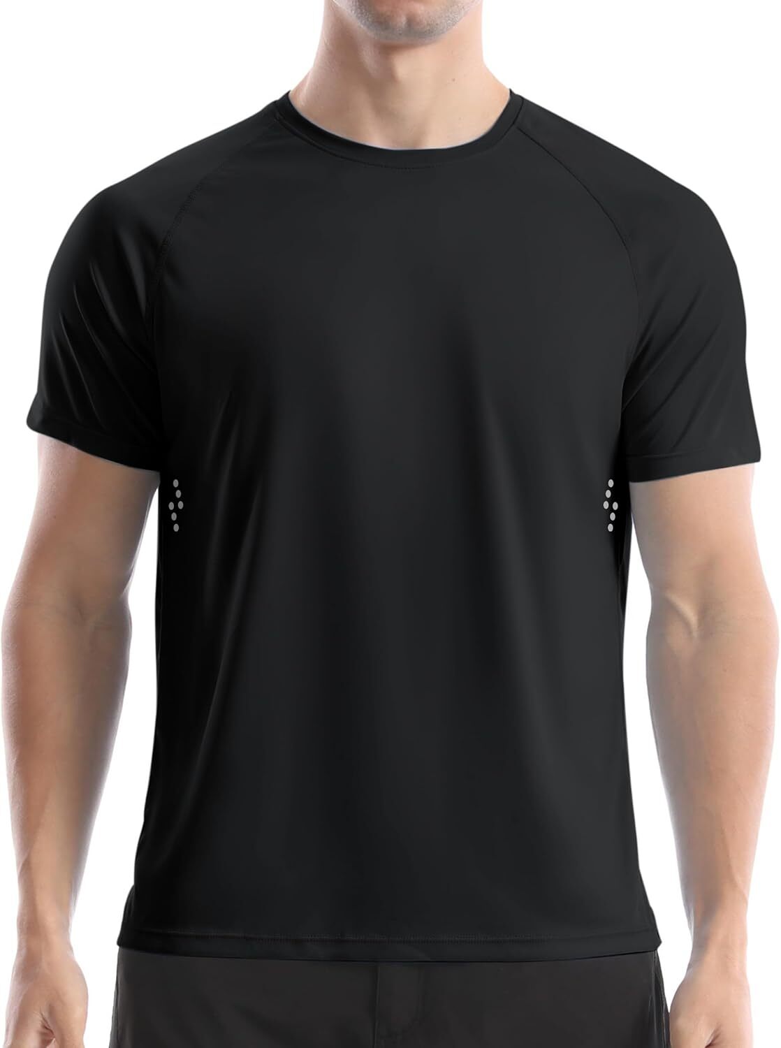 Men's UPF 50+ Quick Dry Rash Guard Short Sleeve Swim Shirt for Surfing Fishing gallery
