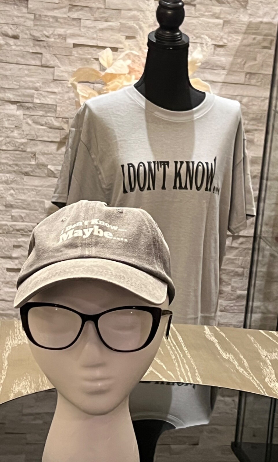 T-shirt & Hat set "I don't know...maybe" gallery