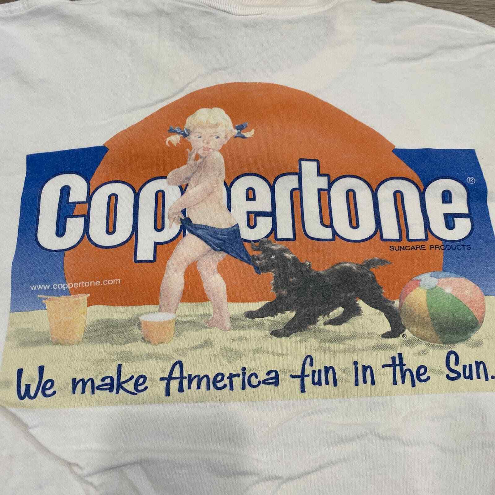 Coopertone Girl Sunscreen T Shirt Short Sleeve Men's L gallery
