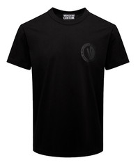 Versace Jeans Couture Retro Emblem T-Shirt Cotton Shirt Tee Top Crew Neck L