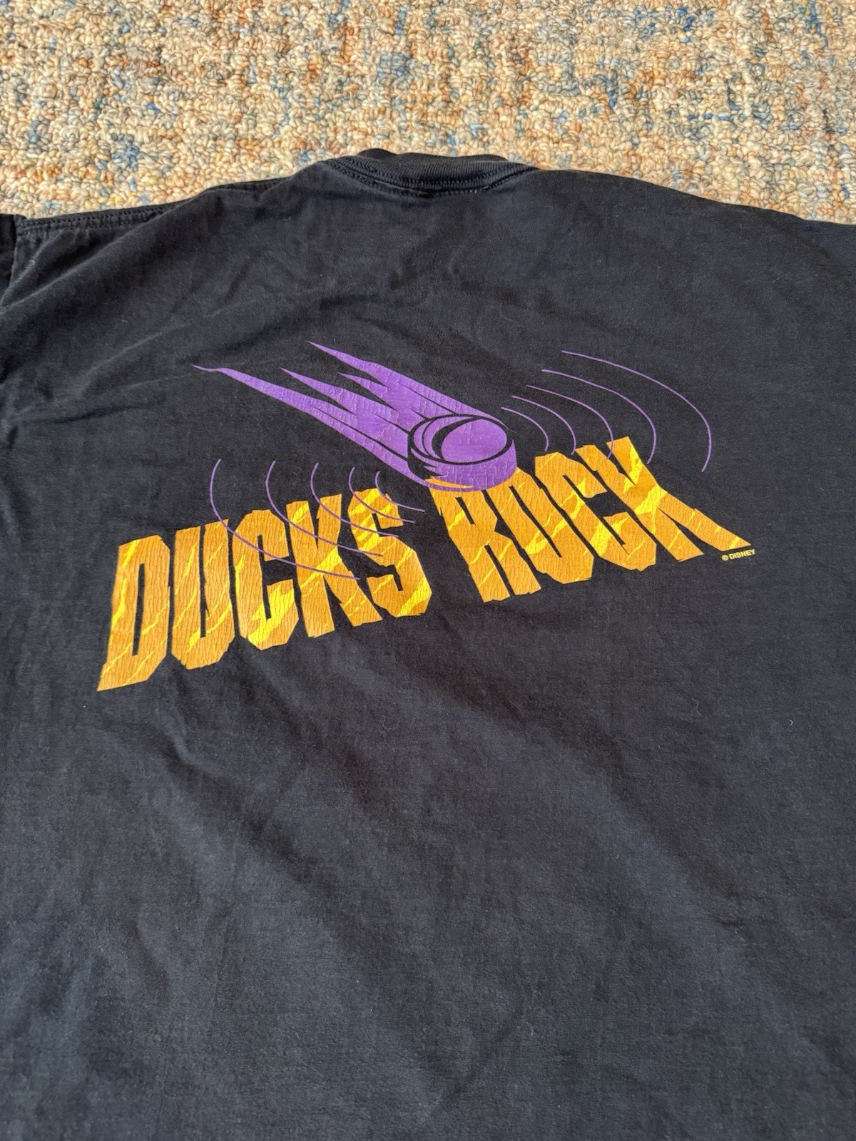 Vintage Mighty Ducks Animated Series Show Tee Shirt Size Large gallery