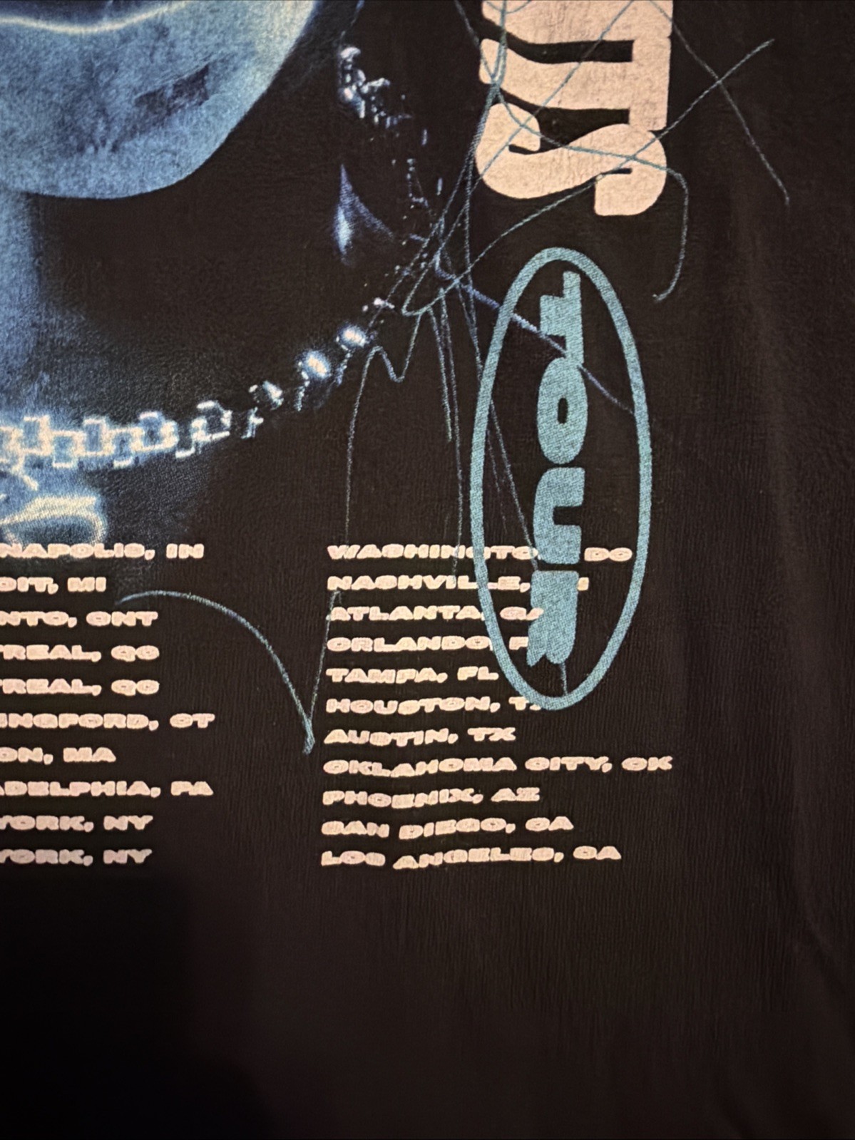 Shaka Wear Chase Atlantic Cold Nights Tour Long Sleeve T-Shirt Black Size XL gallery
