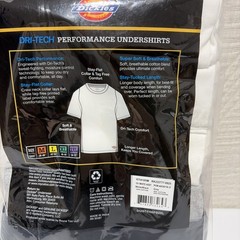 Dickies Dri Tech Performance Work 5 Short Sleeve Undershirts Size M New Colors