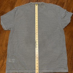 reiss surbiton Men’s stripe White Black T shirt