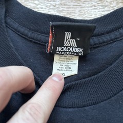 Vintage 2002 Y2K Harley Davidson Eagle Flame Holoubek T-Shirt XL Double Sided