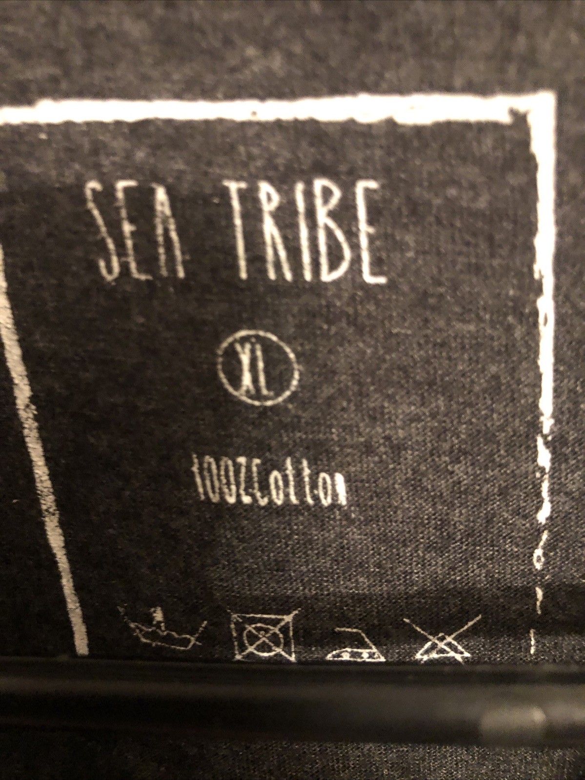 Sea Tribe Maldives “Coordinates”100% Cotton Graphic Gray Tee Shirt. Mens XL NWOT gallery