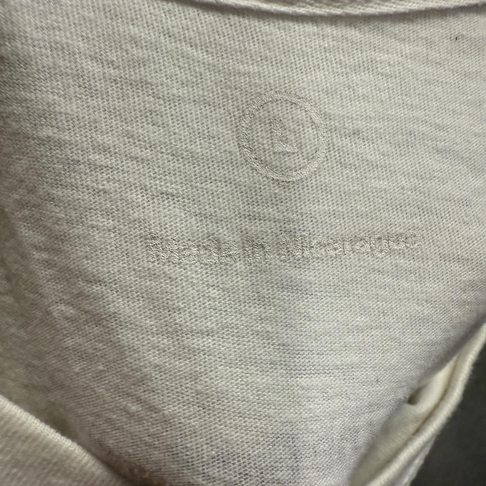 Apple The Grove Tee White Rainbow Wave Logo L Long Length Soft USA Made gallery