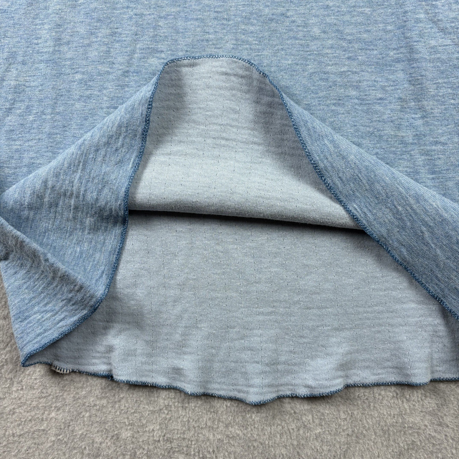 Vintage 60s Duofold Thermal Shirt Mens Large Blue Two Layer Long Sleeve Wool gallery
