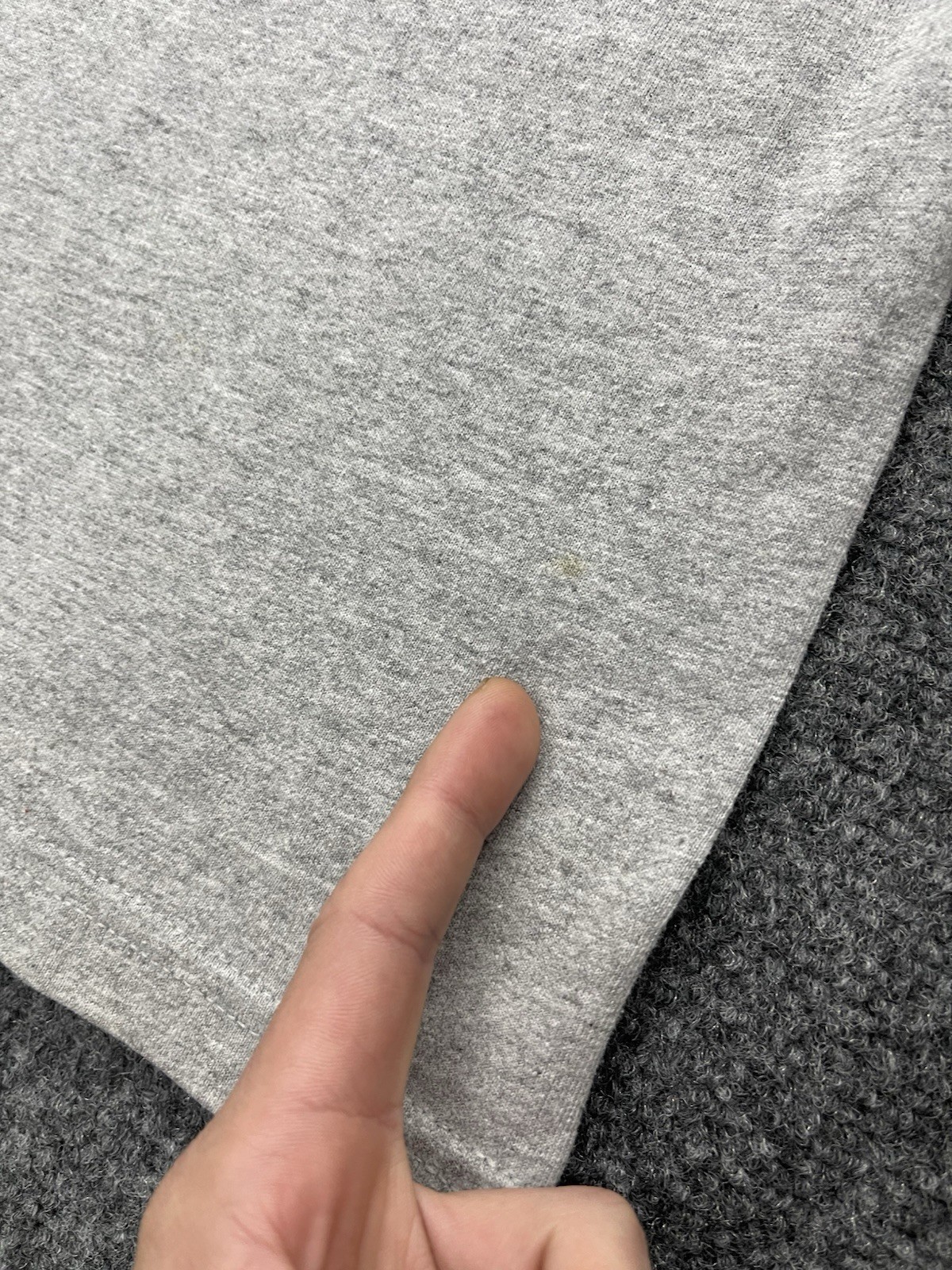 Authentic Supreme SS16 Spin Logo Grey T-Shirt Mens Size Large Tide Laundry Rip gallery
