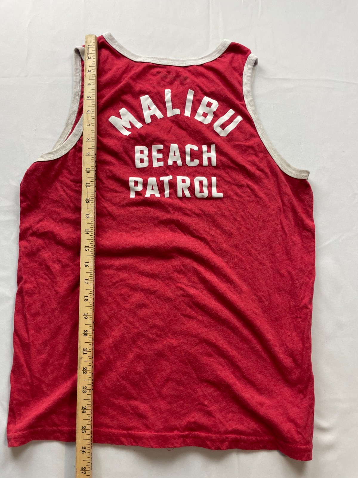 Baywatch Tank Top Womens Red Malibu Beach Patrol Sleeveless Summer Scoop Neck gallery