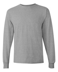 Custom Printed Long Sleeve T-Shirts in Black, Grey, Royal Blue and White