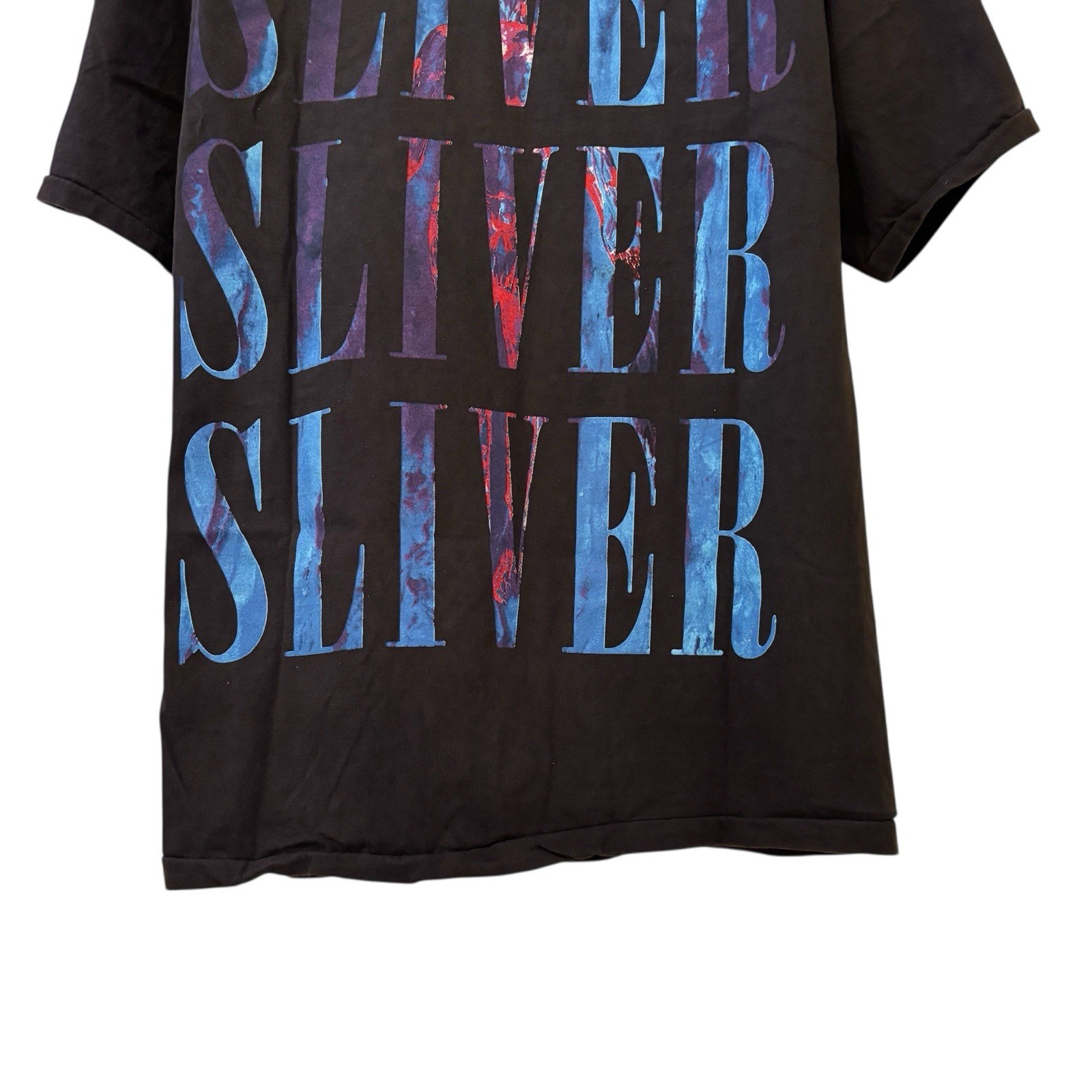 Vintage NIRVANA Sliver 1992 Kurt Cobain Grunge Band Size XL T-Shirt REPRINT gallery