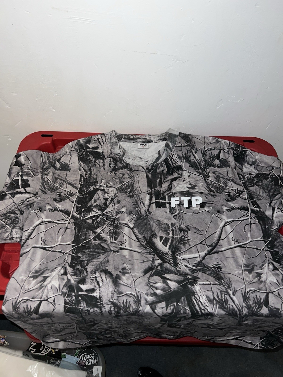 FTP FUCKTHEPOPULATION GRAY TREE CAMO LOGO TEE SIZE XL gallery