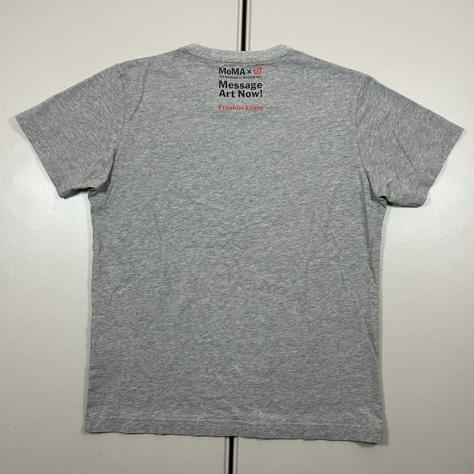 MoMA x UNIQLO Franklin Evans Art T Shirt M "art for strangers and myself" 2012 gallery