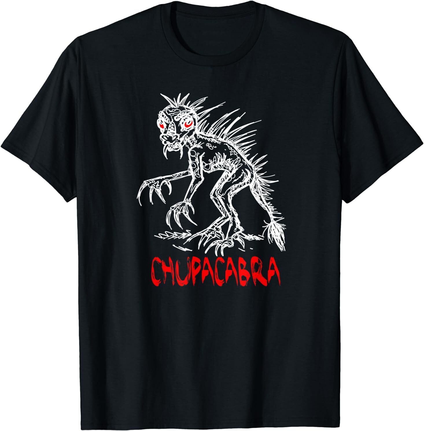 Chupacabra Cryptid Illustration T-Shirt Size S-5XL