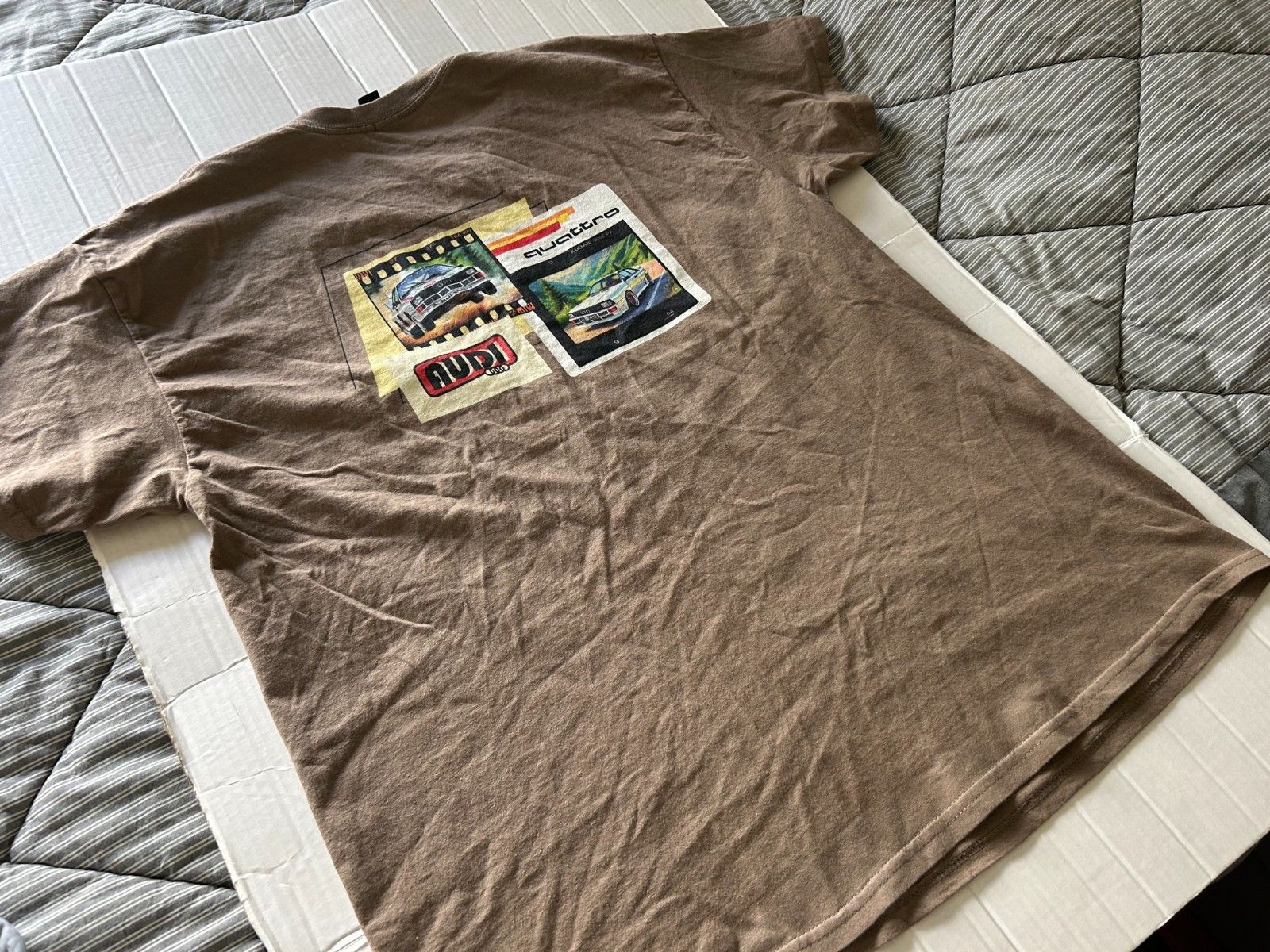 AUDI QUATTRO MZM SIZE XL BRN SHORT SLEEVE T-SHIRT. SEE DESCRIPTION gallery