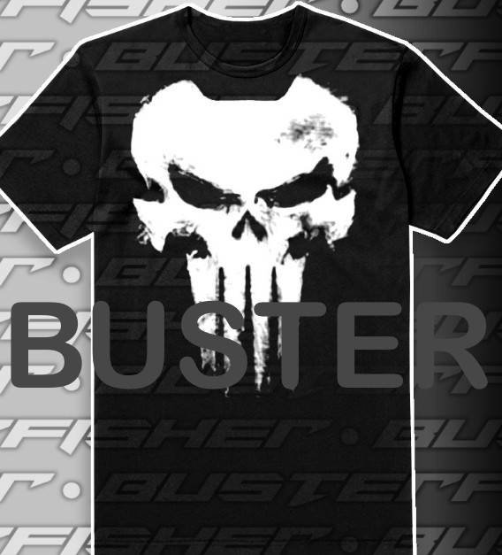 Punisher skull t-shirt marvel MCU Daredevil born again One last kill tv show