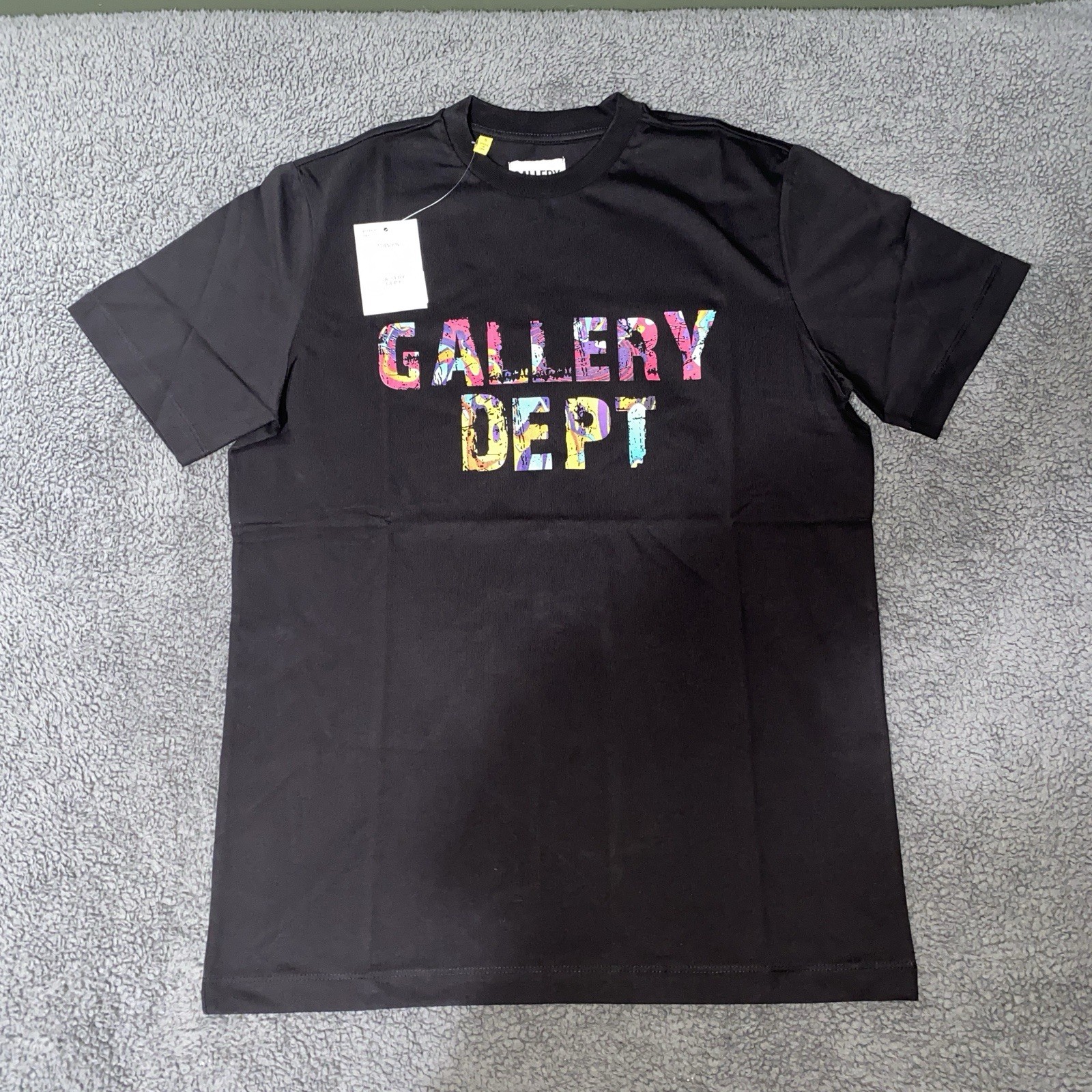 Brand New Gallery Dept T-shirt Size-S Black(multi-coloured Design) gallery