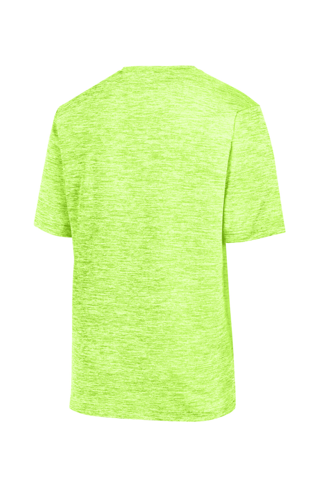Sport-Tek ST-390 Mens T Shirt Posi Charge Shock Lime Heather Size Medium 38-40” gallery