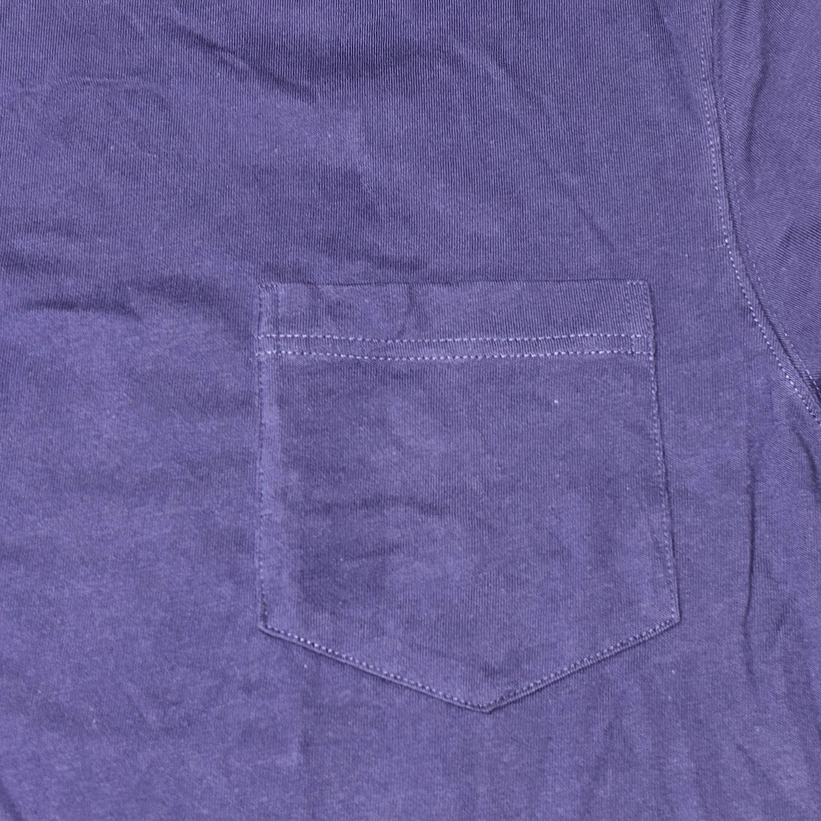 BOCA CLASSICS Pocket T-Shirt Large Purple NWT Solid Blank Plain Casual Dress gallery