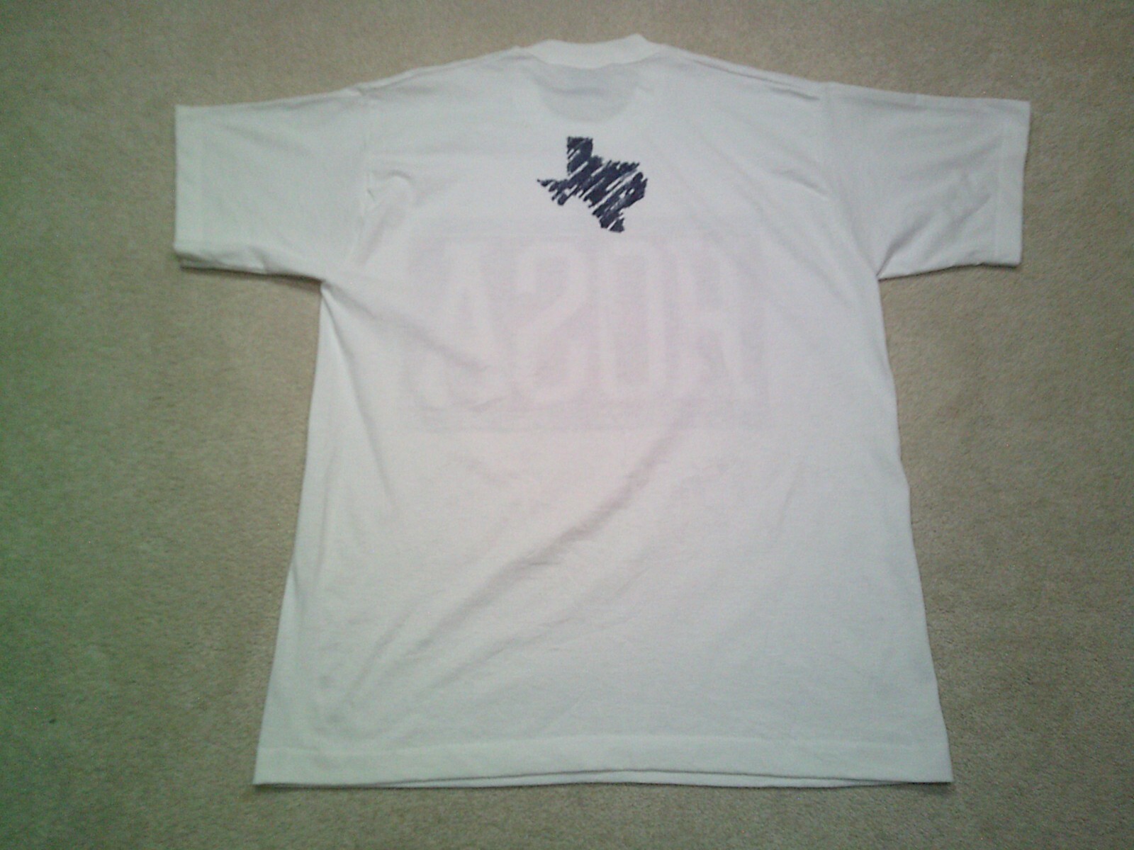 Vintage 90s Texas HOSA T Shirt Mens Large White Single Stitch Screen Stars Best gallery
