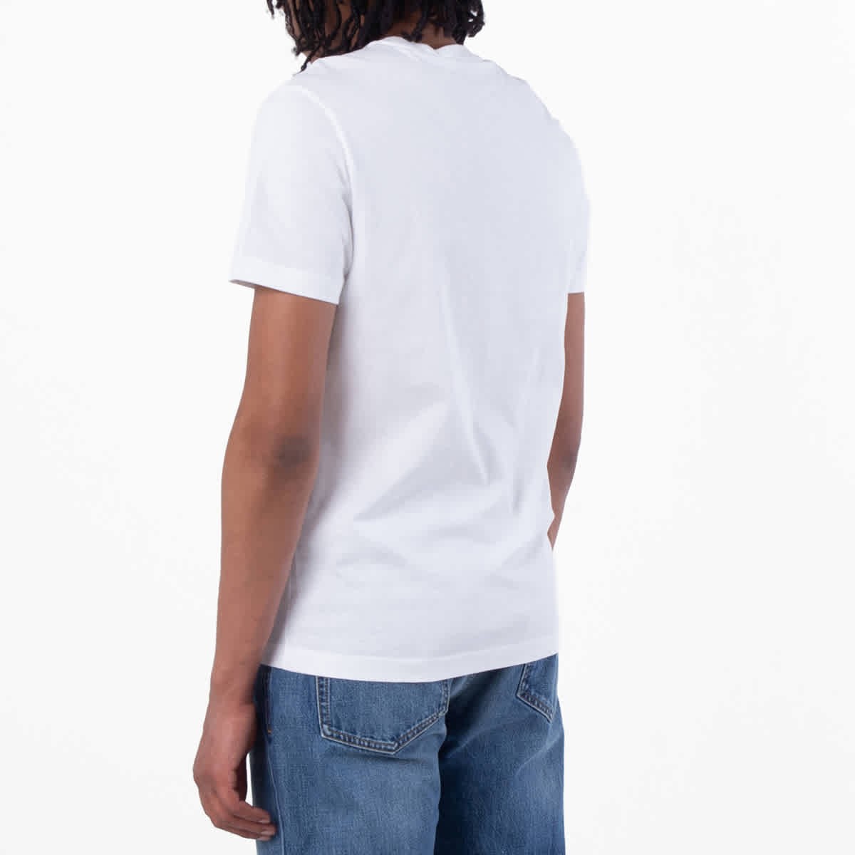 Versace 90s Logo Embroidered Cotton T Shirt gallery
