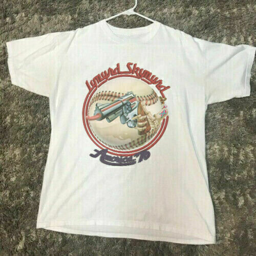1976 Lynyrd Skynyrd Concert Tour 70s Vintage Unisex White gallery