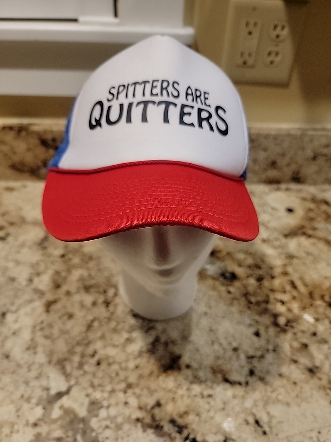 SPITTERS ARE QUITTERS - funny sexy - Vintage Foam Snapback Trucker Cap Hat gallery