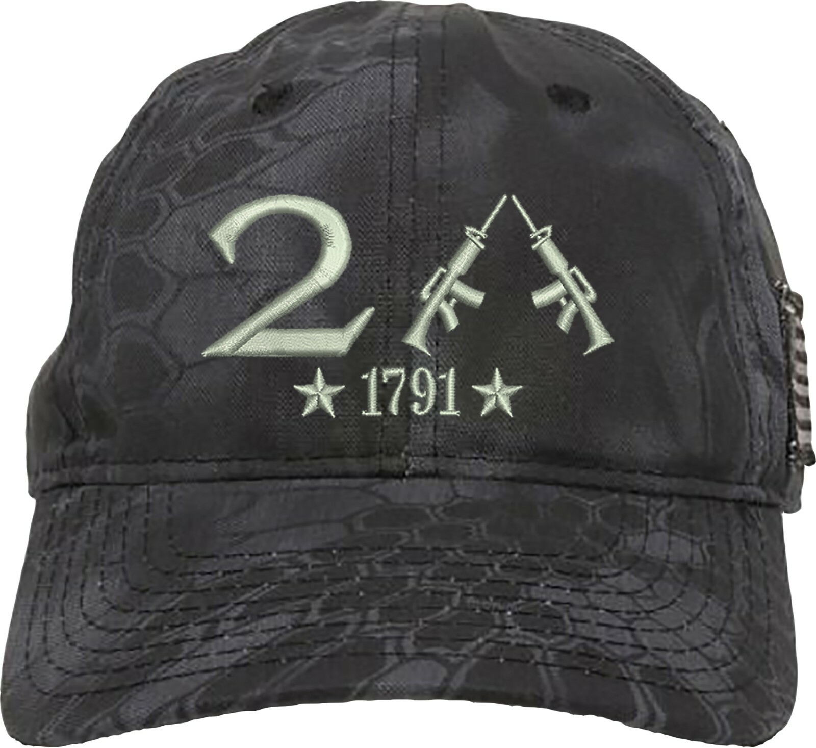 Only 2nd Amendment 1791 Guns Embroidered One Size Fits All Baseball Hats gallery