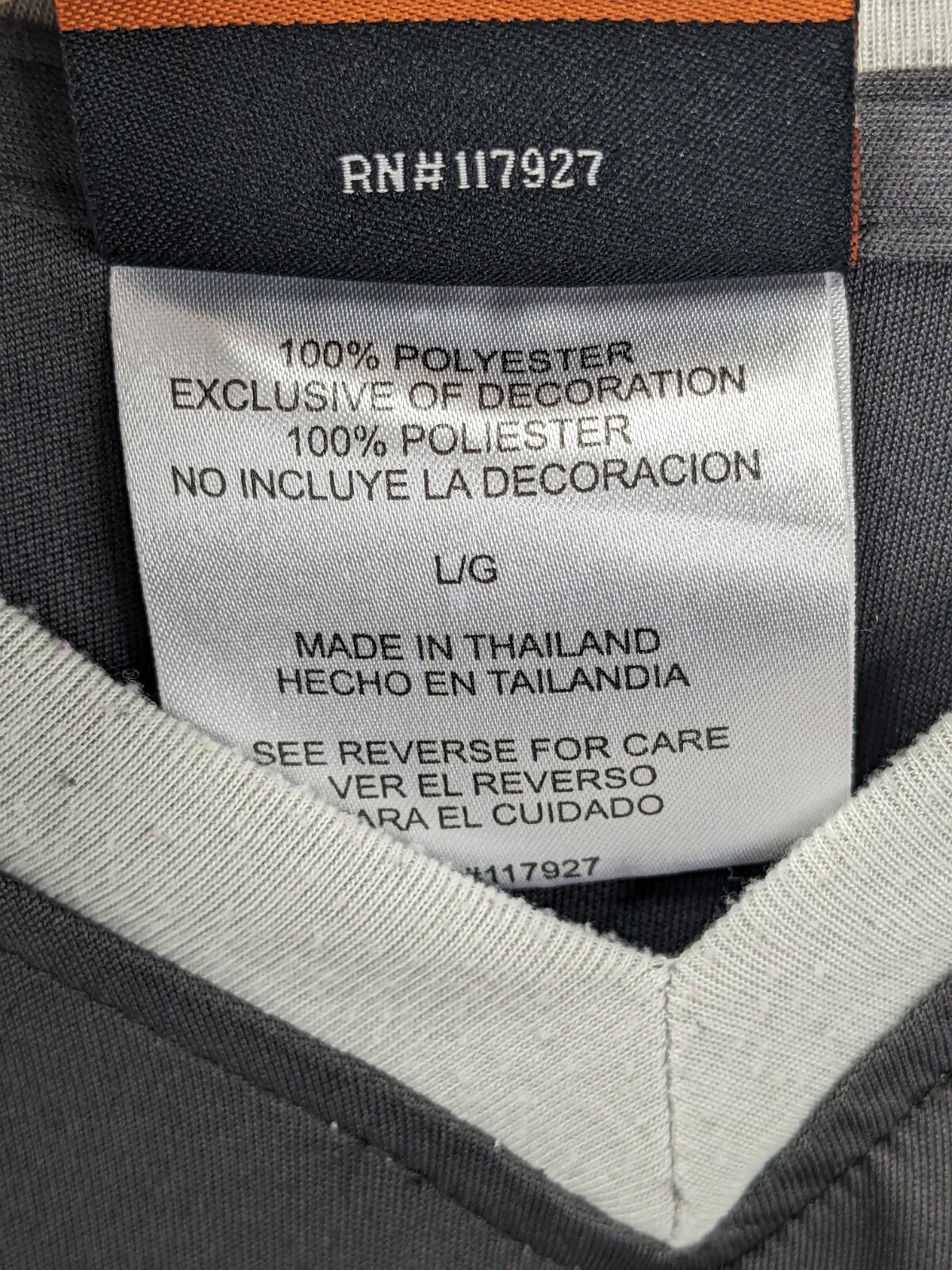 AND1 Basketball Performance Shirt Y2K Size Large Dark Gray w/ Gray Trim Vintage gallery