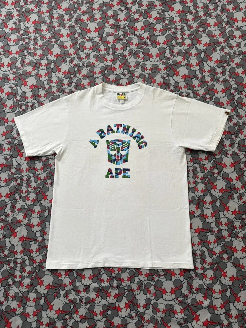 Bape 2013 X Transformers Singapore Store Camo Autobot Logo Tee SZ/ M