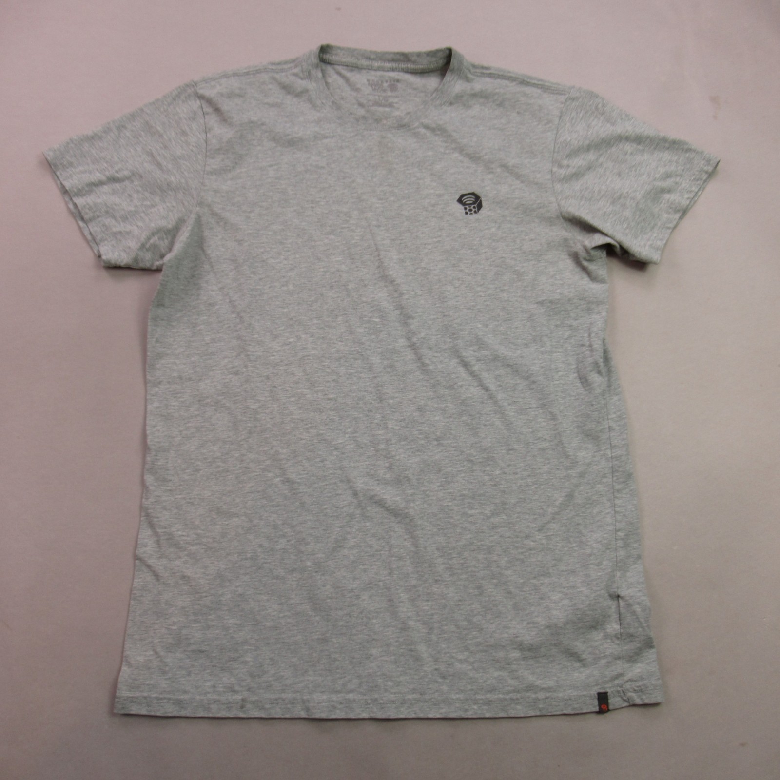 Mountain Hardwear Shirt Mens Large Short Sleeve Casual Crew Neck Gray gallery
