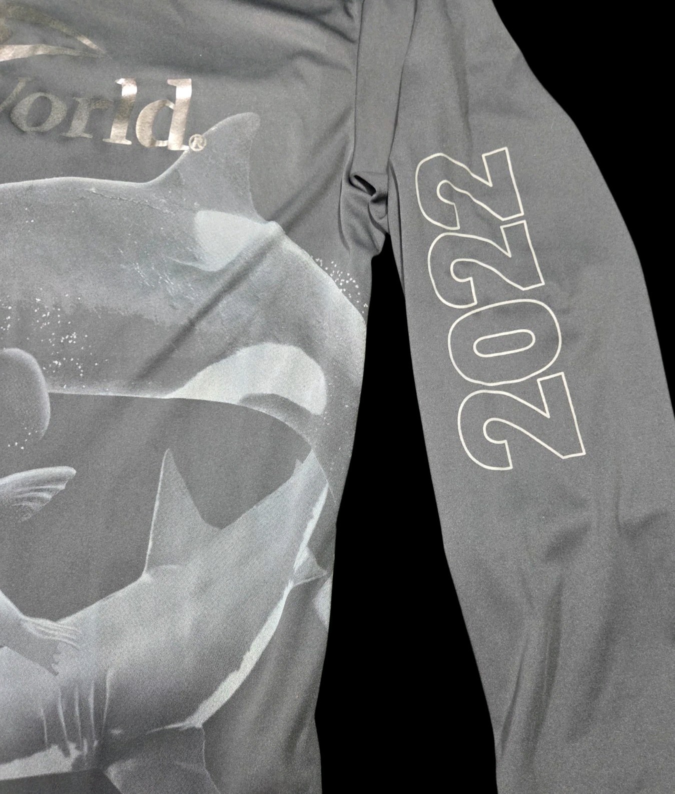 Sea World Graphic Shirt Performance Nature Whale Ocean Long Sleeve Adult Medium gallery