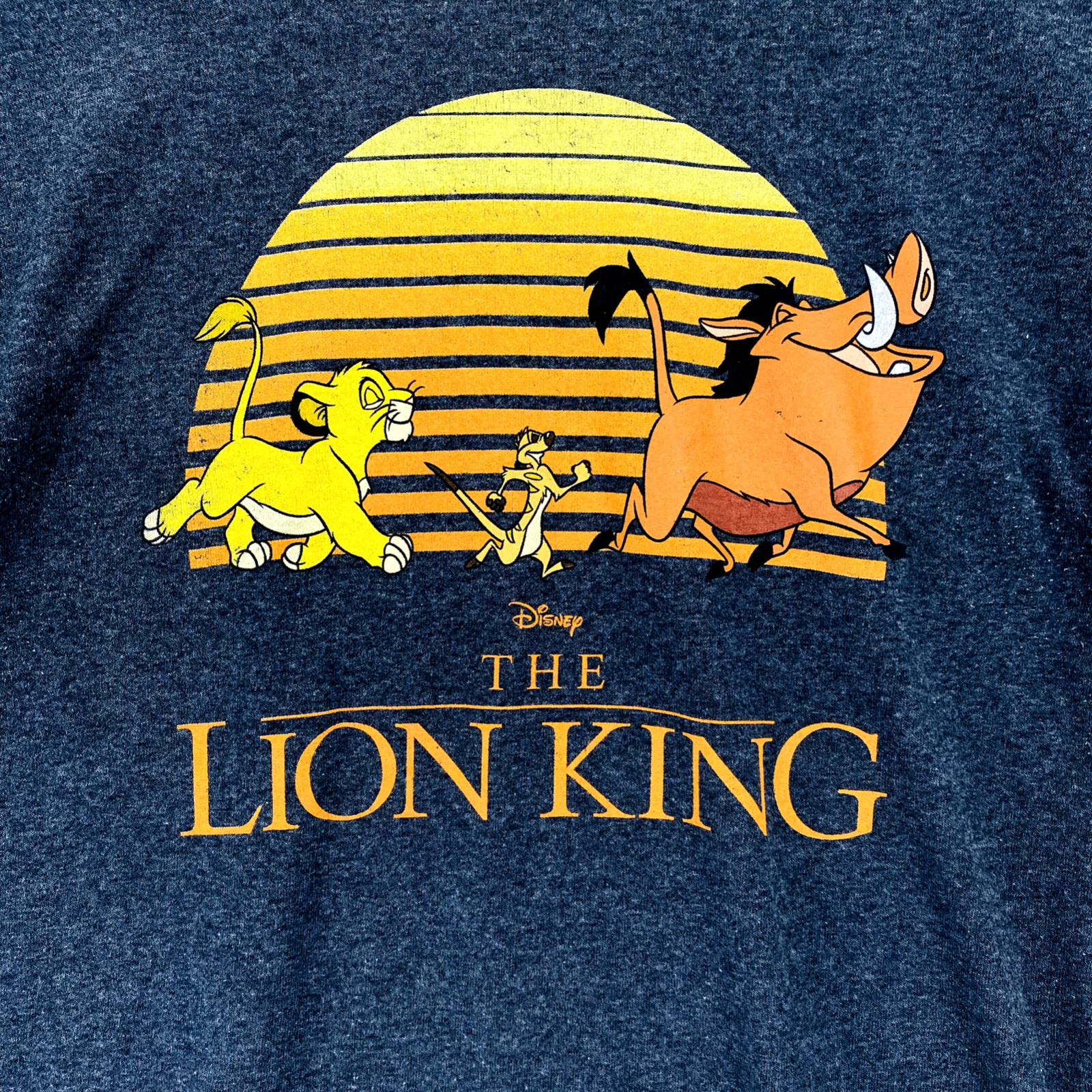 Disney The Lion King Simba Pumba And Timon T Shirt Medium Gray Short Sleeve gallery